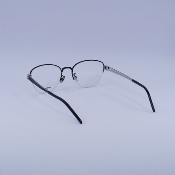 Saint Laurent SL M64 002 Eyeglasses Black/Silver 52mm Cat Eye Frame - Picture 3 of 11